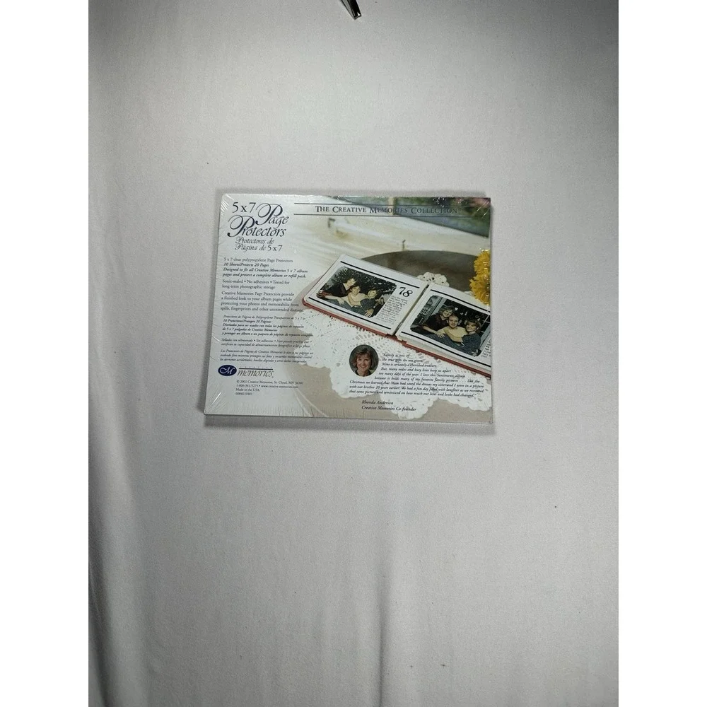 New: CreativeMemories 5x7 Scrapbook Page Protectors 10 sheets/protects 20 pages
